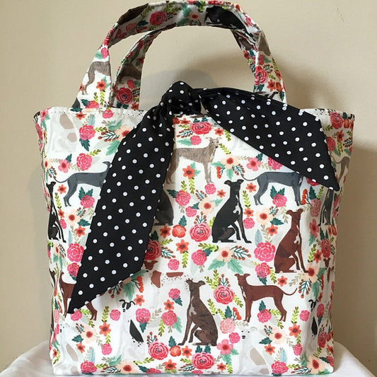 Italian Greyhound Dog Print Handbag