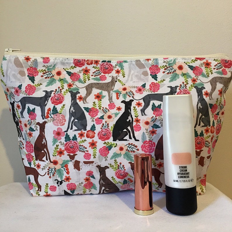 Italian Greyhound Dog Print Make-up/Cosmetic Bag
