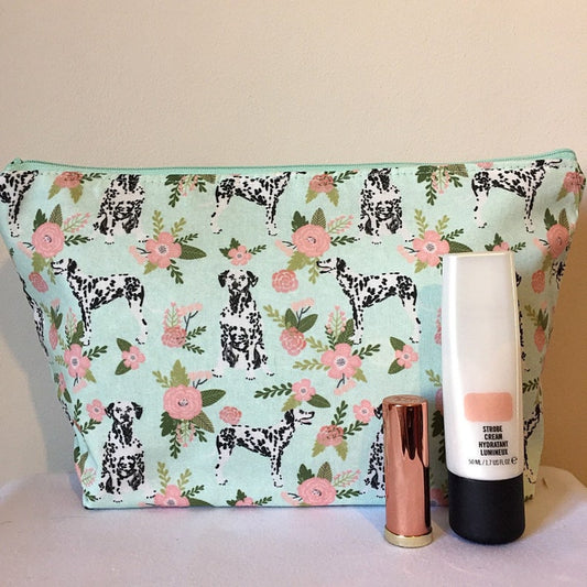 Dalmatian Dog Print Make-up/Cosmetic Bag