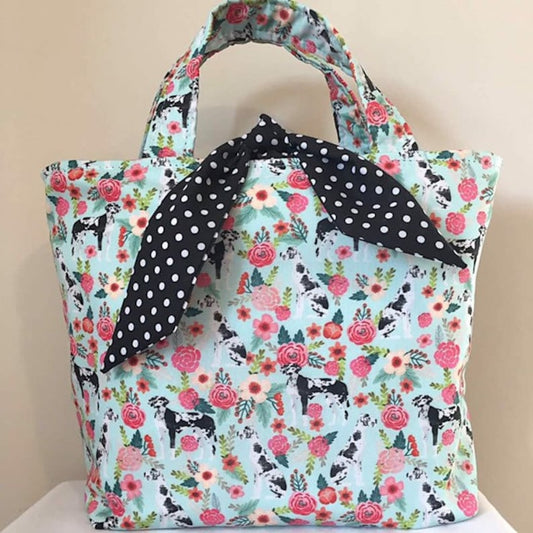 Great Dane Dog Print Handbag