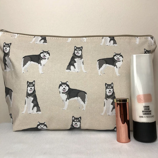 Alaskan Malamute Dog Print Makeup/Cosmetic Bag
