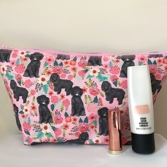 Cockapoo Dog Print Makeup/Cosmetic Bag